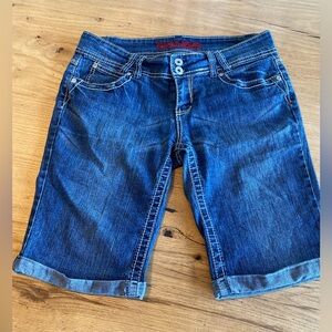 BONGO Blue‎ Jean Shorts Classic Denim Style